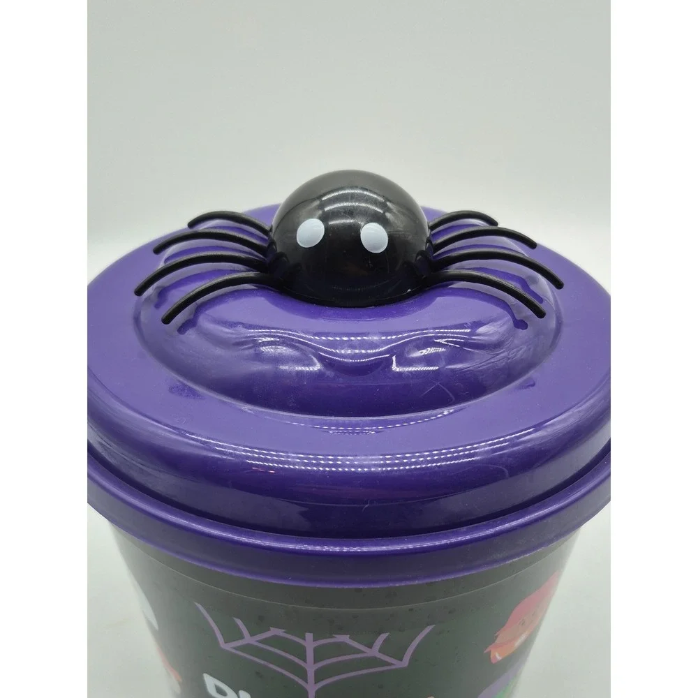 Limited Edition 2025 Dunkin' Halloween Bucket With Spider Lid And Handle